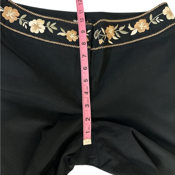 INC International Concepts Black Embroidered Slacks - Picture 10 of 14